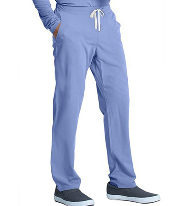 Poplin Unisex 2-Pocket Scrub Pant Elastic waistband with Drawstring